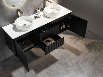 1490*455*480mm Drawers in the  middle Brindabella CB1521W-MB