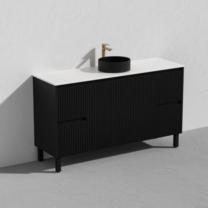 Brighton Floor Vanity 1500*460*880mm Matte Black