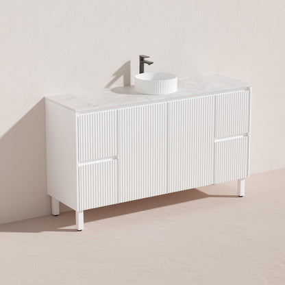 Brighton Floor Vanity 1500*460*880mm Matte White
