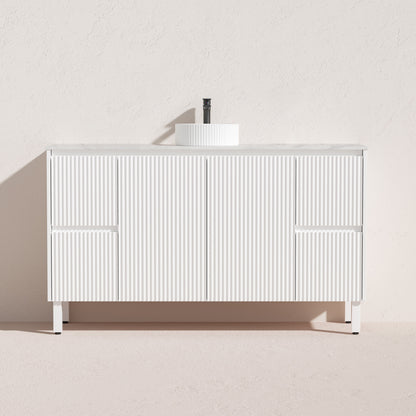 Brighton Floor Vanity 1500*460*880mm Matte White