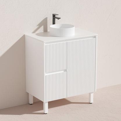 Brighton Floor Vanity 750*460*880mm Matte White