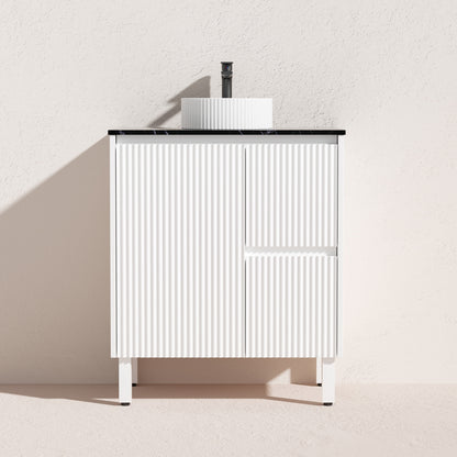 Brighton Floor Vanity 750*460*860mm Matte White