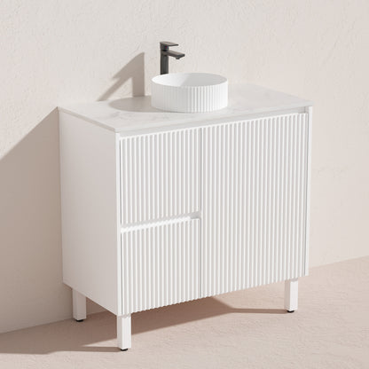 Brighton Floor Vanity 900*460*880mm Matte White