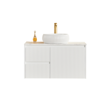 890*455*480mm Brindabella Wall Hung PVC Vanity