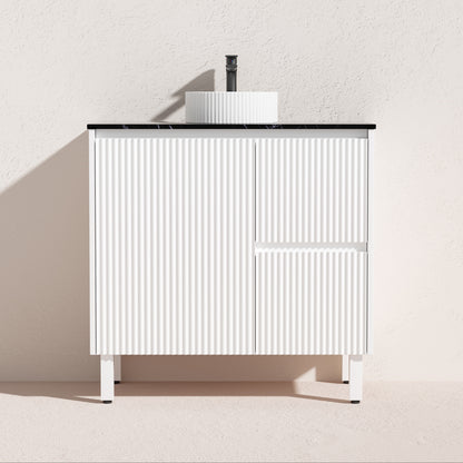 Brighton Floor Vanity 900*460*880mm Matte White