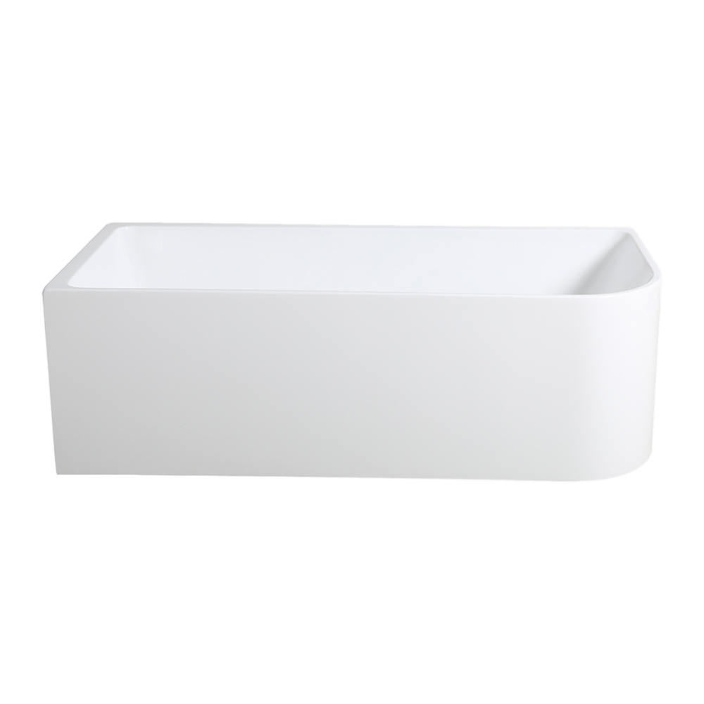 Casey Left/Right Corner Bath - Gloss White, Non-Overflow, Multiple Sizes(Height 520mm)