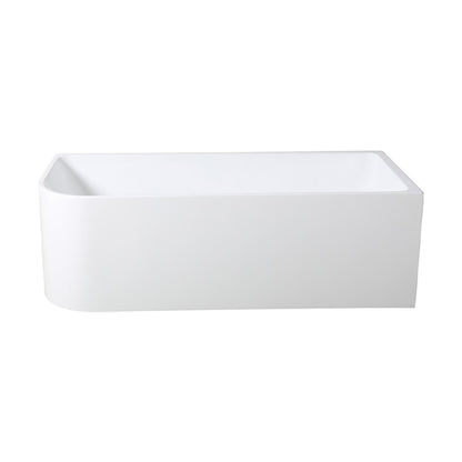 Casey Left/Right Corner Bath - Gloss White, Non-Overflow, Multiple Sizes(Height 520mm)