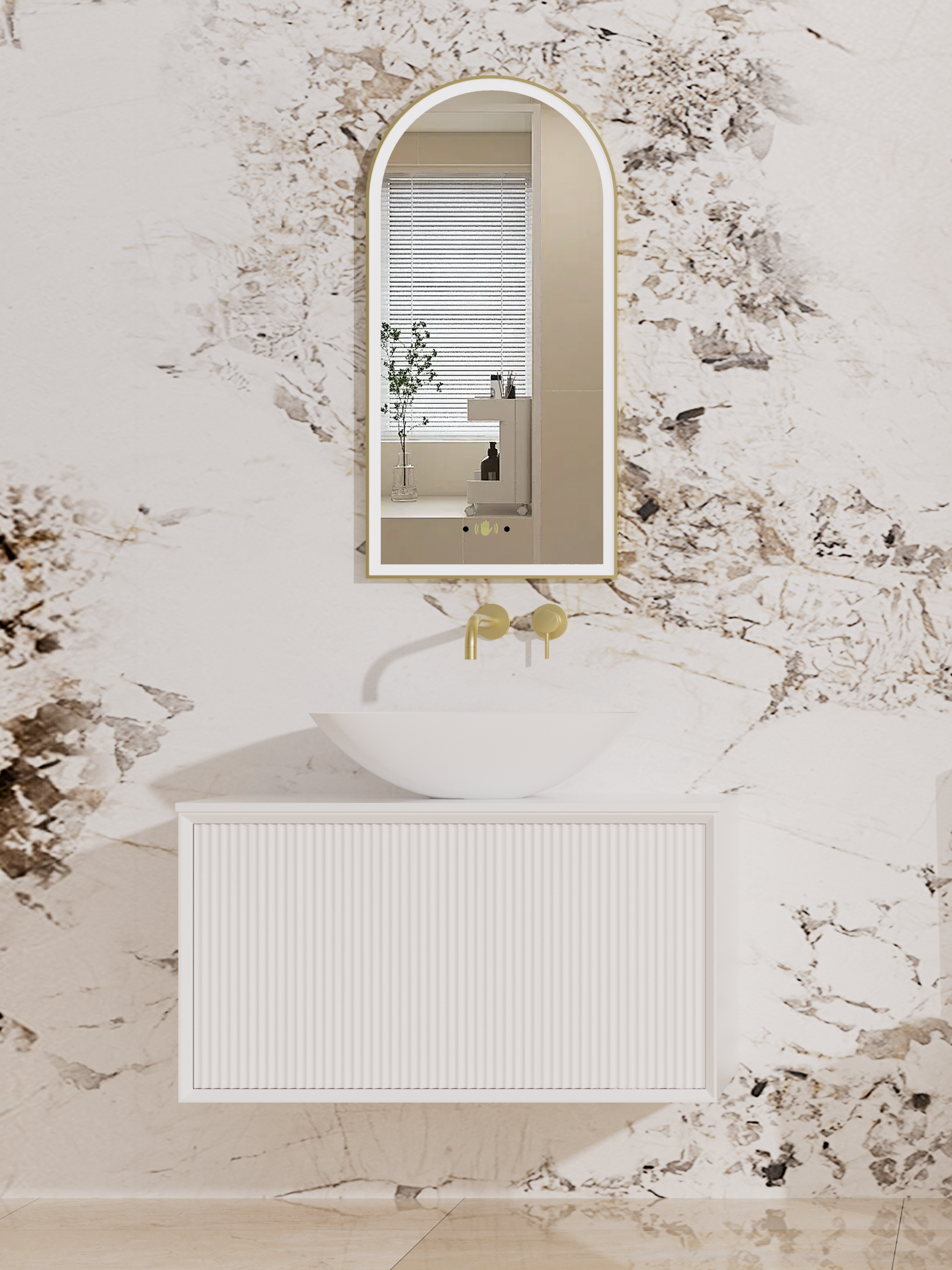 Aura Aluminum Framed Mirror 5mm Copper Free with Safety Film 600*900mm
