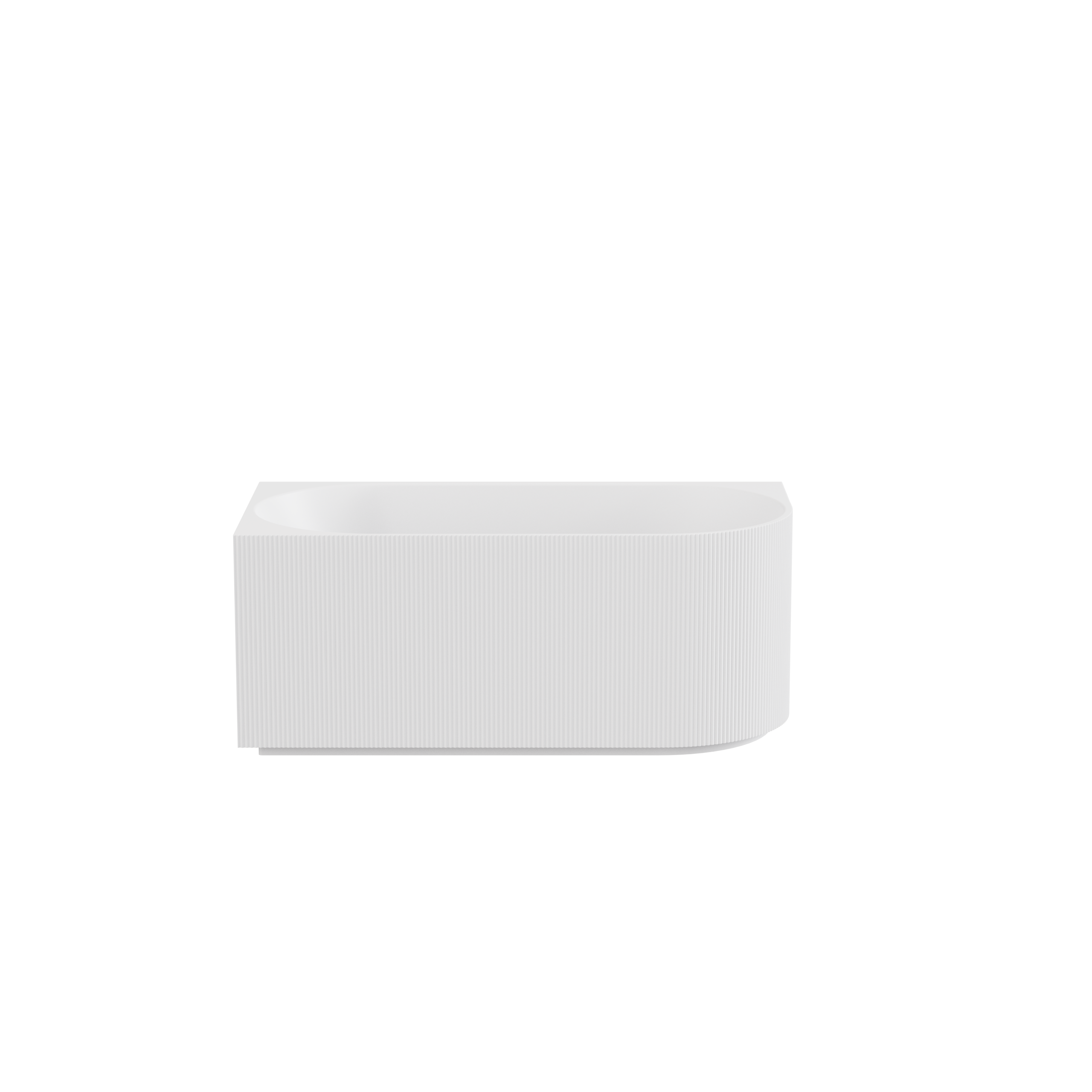 Rondelle Fluted Corner Bathtub 1500/1700mm