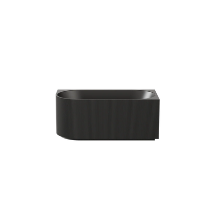 Capri Fluted Corner Freestanding Bathtub 1500/1700mm CGV1500L/R-GW/MW/MB/CGV1700L/R-GW/MW/MB