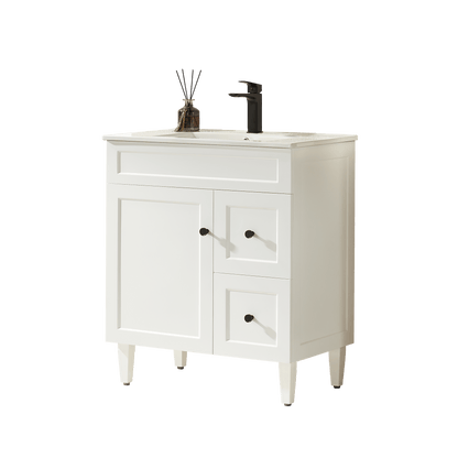 PVC 740mm X 455mm X 860mm Vanity Harrington CH74RL-MW