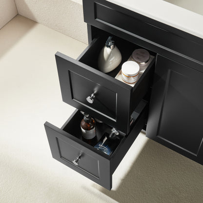 Ashford Floor Vanity 900*460*880mm Matte Black