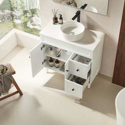 Ashford Floor Vanity 900*460*880mm Matte White