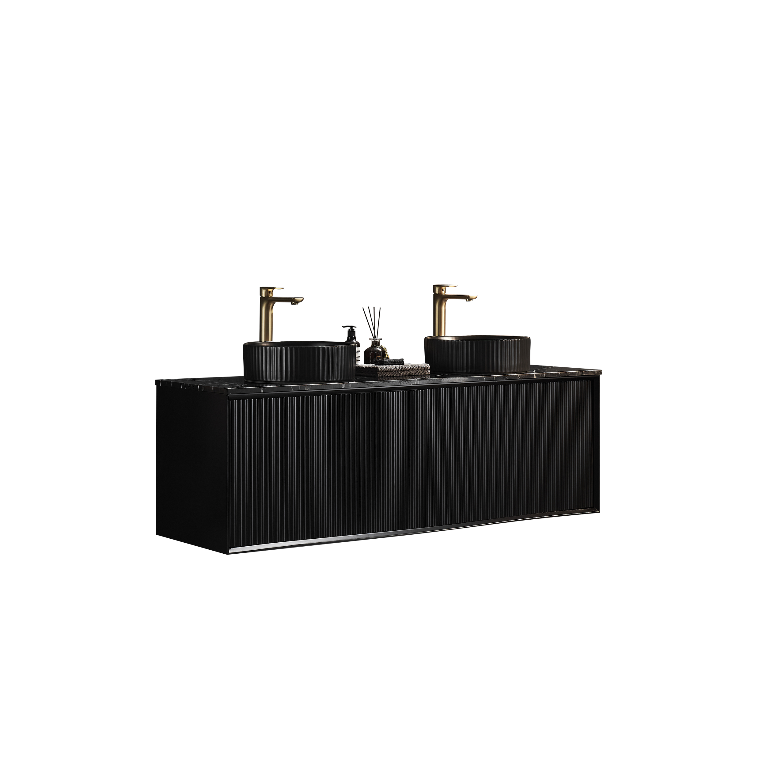 Ceto Kirribilli 1500*460*500mm PVC Wall hung push open drawer vanity