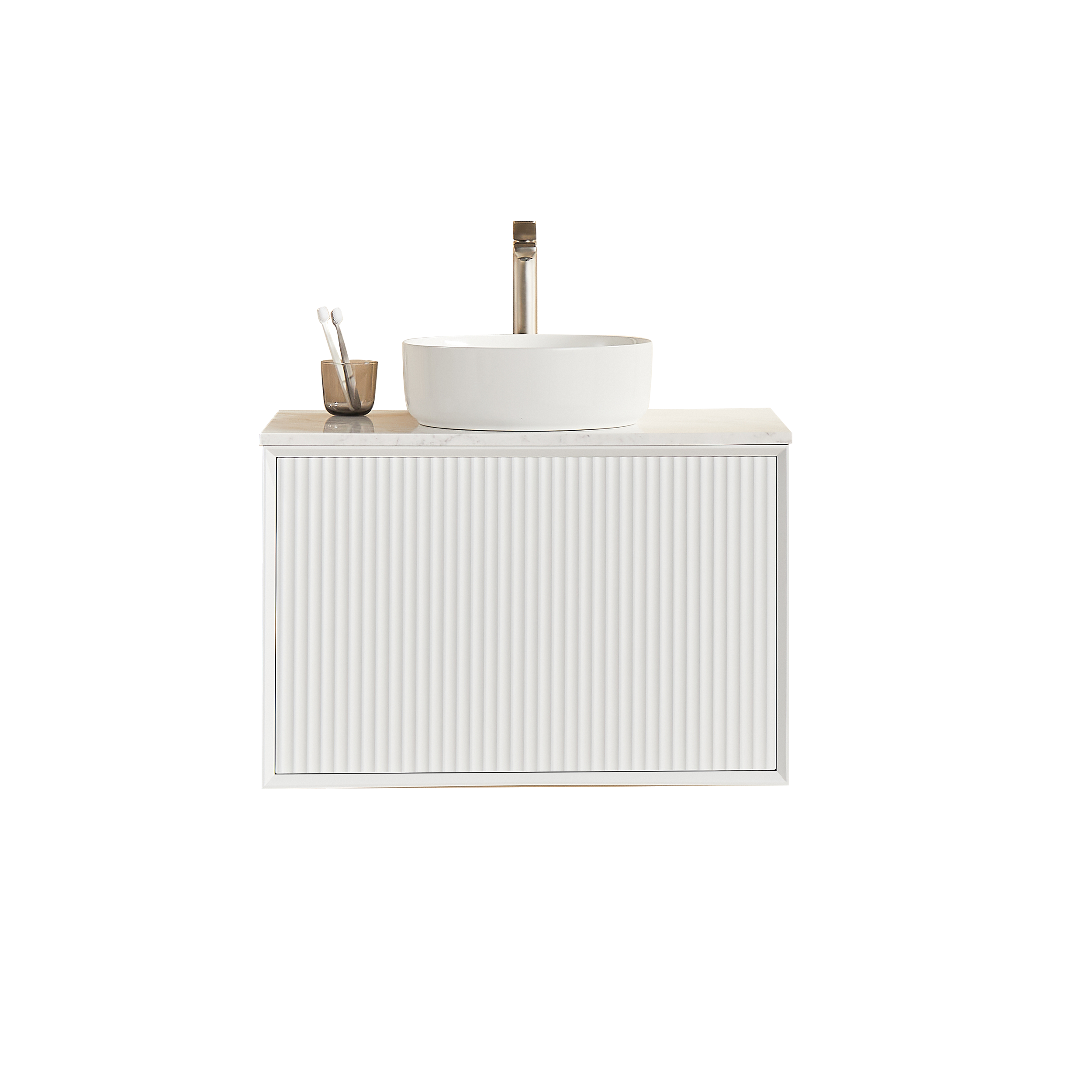 Ceto Kirribilli 750*460*500mm PVC construction Push open drawer wall hung