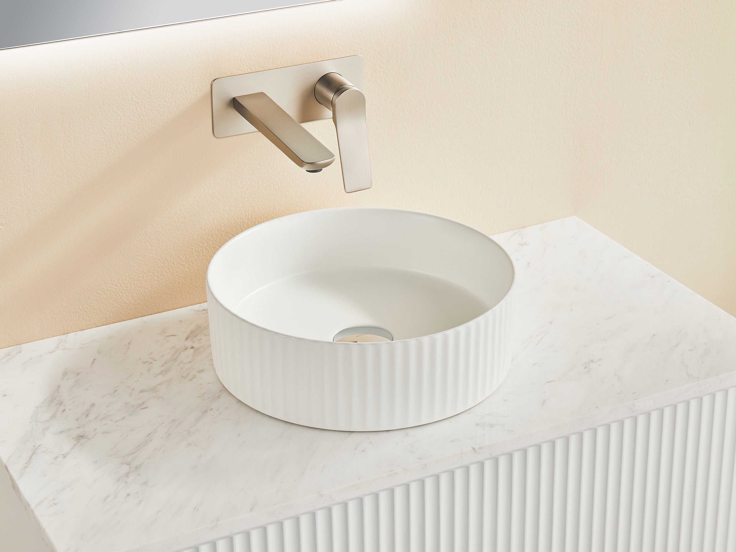 Ceto Kirribilli 890*455*480mm PVC Wall hung push open drawer vanity