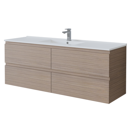 PVC Wall-Mounted Vanity Cabinet 1200/1500mm(4 Drawers)
