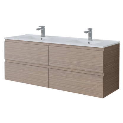 PVC Wall-Mounted Vanity Cabinet 1200/1500mm(4 Drawers)