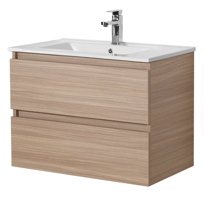 PVC Wall-Mounted Vanity Cabinet 600/750/900mm