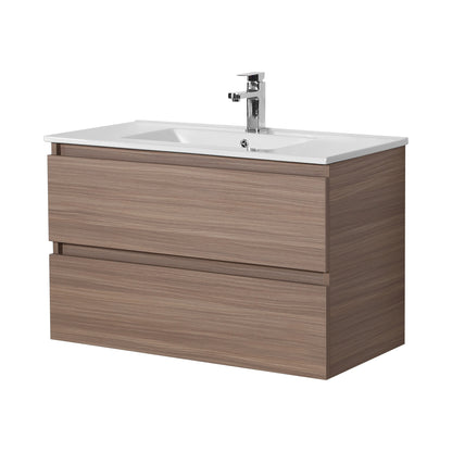 PVC Wall-Mounted Vanity Cabinet 600/750/900mm