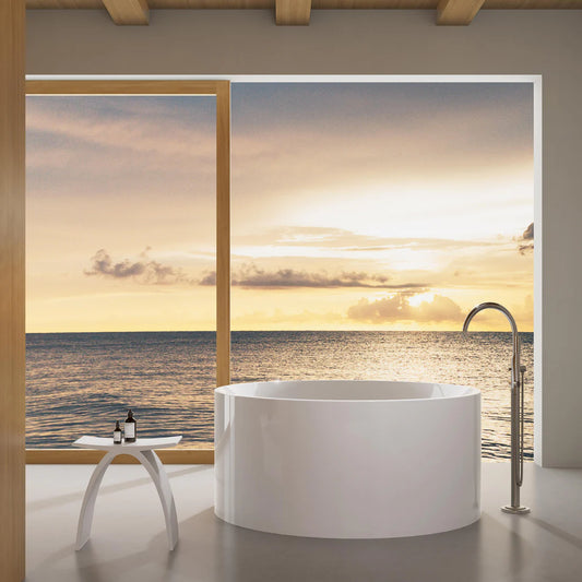 CETO Como round bathtub 1280*1280*595mm CO1280GW- NF/CO1280MW- OF
