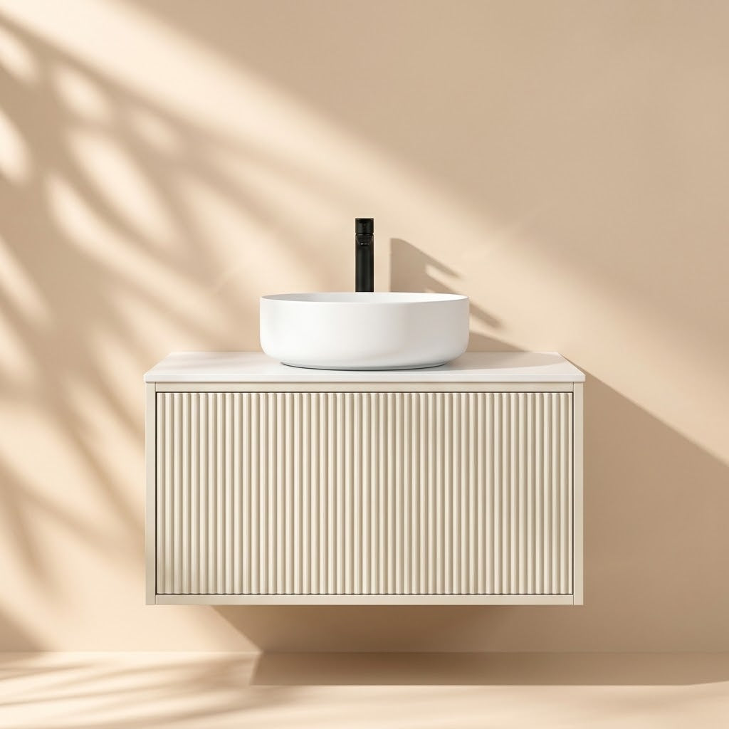 Cielo Standard Wall-Mounted Vanity 740*496*380mm Coastal Oak