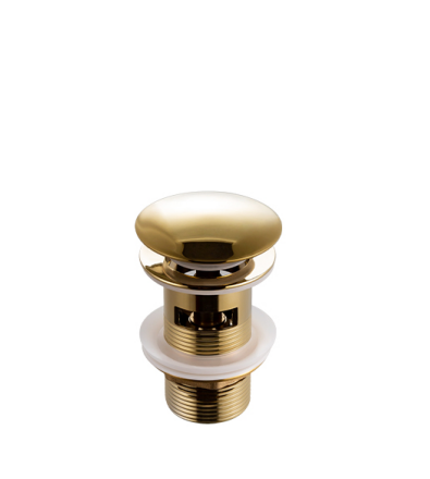 Push-Button Sink Stopper Mushroom Top 32mm