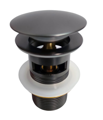 Push-Button Sink Stopper Mushroom Top 32mm