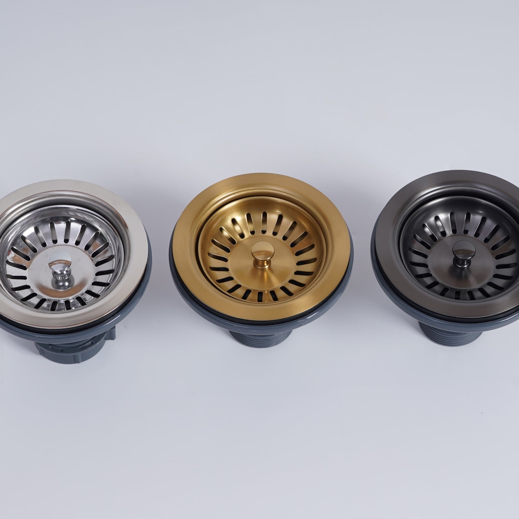 Stainless steel Basket Waste for Fireclay sinks or Quartz sinks