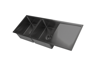1160*450*220mm Stainless Steel Kitchen Sink PKS-1160DR-MB/ GM/ BG