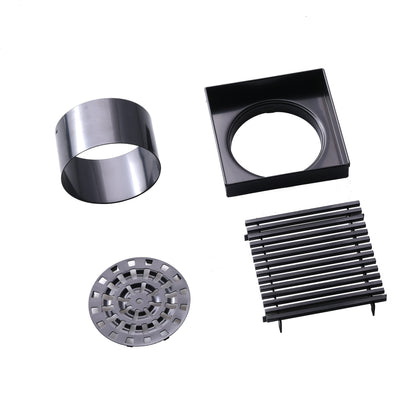 Grills square floor drain 80mm