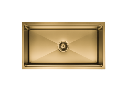 810*450*220mm Stainless Steel Kitchen Sink PKSSW-810R-MB/ GM/ BG