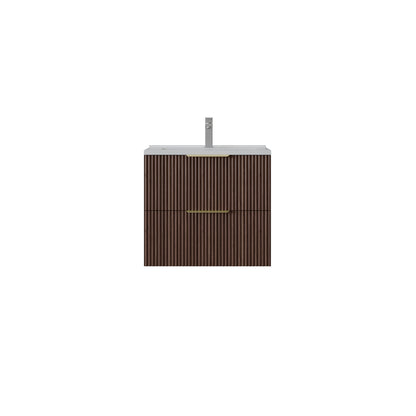 VITO EDINA Fluted Wall Hung Cabinet 355W*520Hmm