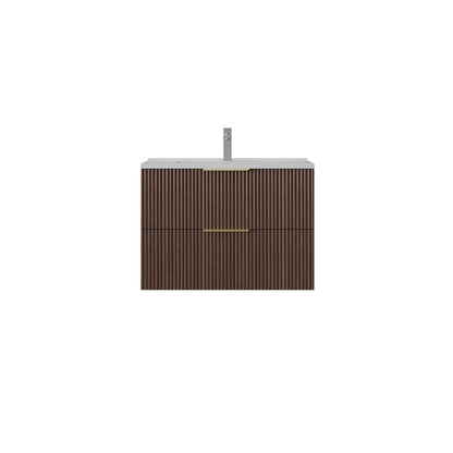 VITO EDINA Fluted Wall Hung Cabinet 355W*520Hmm