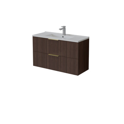 VITO EDINA Fluted Wall Hung Cabinet 355W*520Hmm