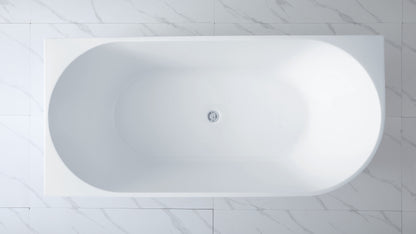 Elora Oval Freestanding Left Corner Bath 1500-1700mm