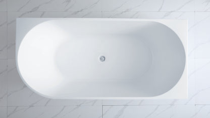 Elora Oval Freestanding Right Corner Bath 1500-1700mm