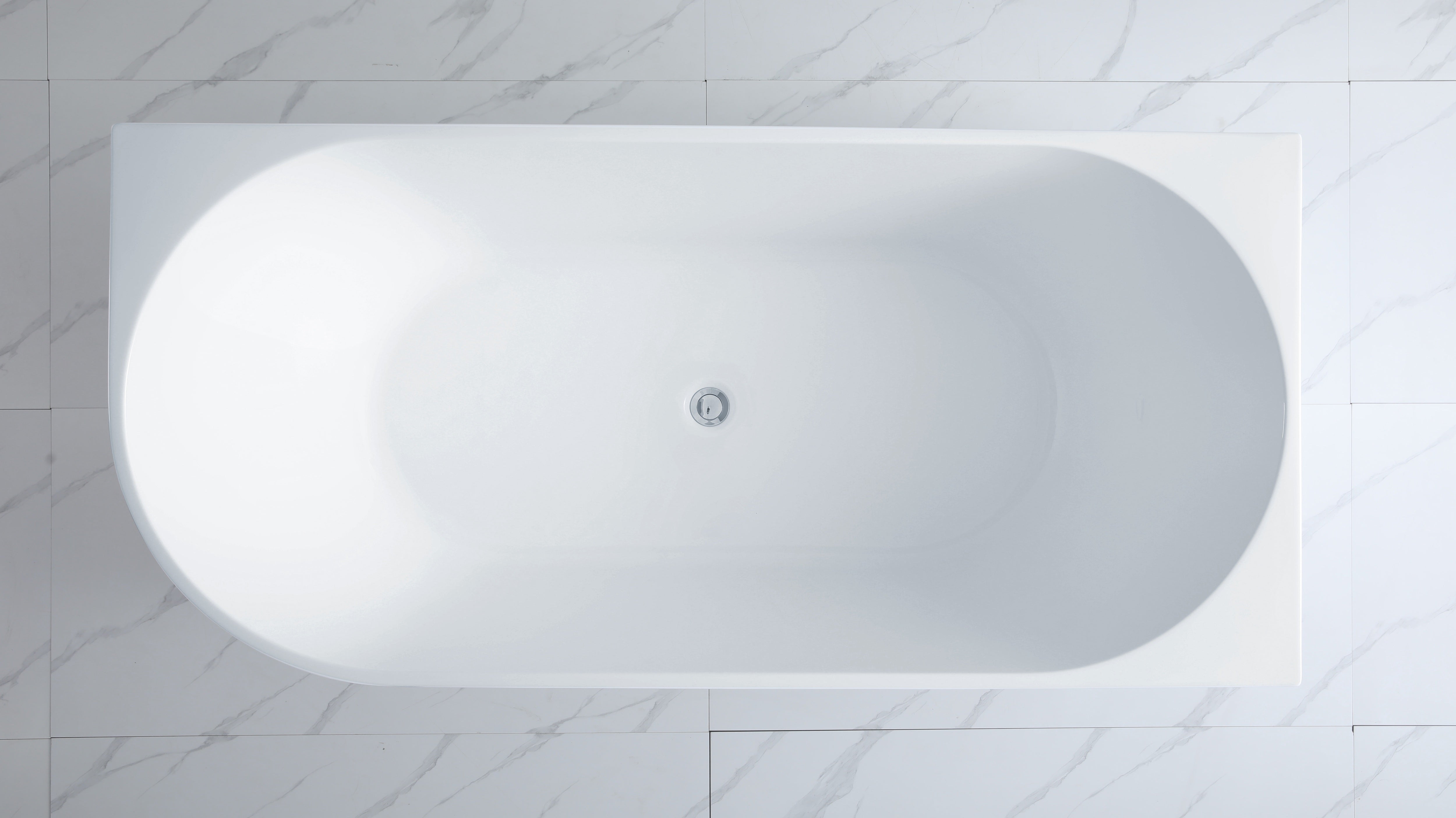 Elora Oval Freestanding Right Corner Bath 1500-1700mm