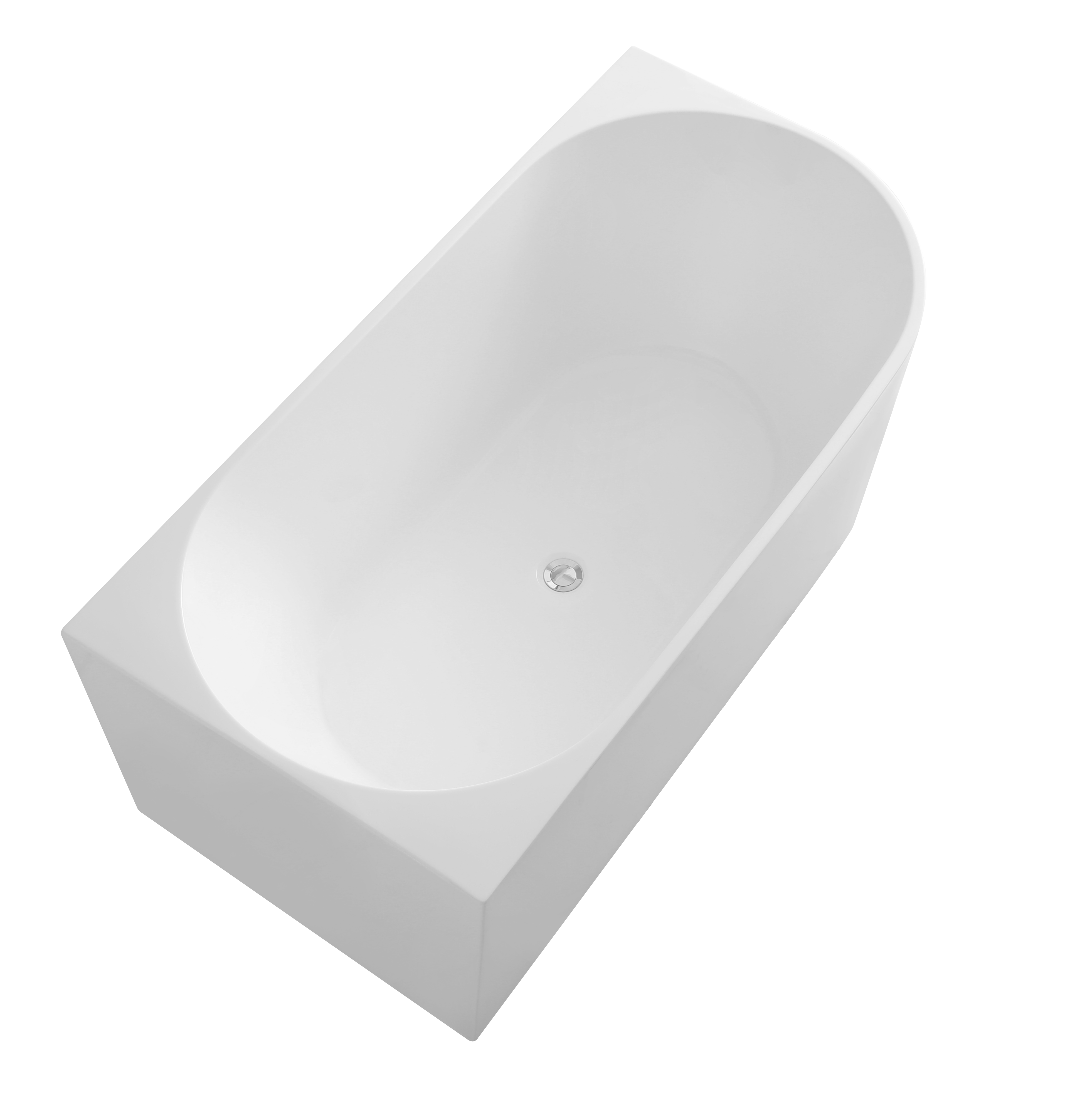 Elora Oval Freestanding Left Corner Bath 1500-1700mm