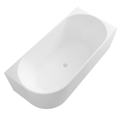 Elora Oval Freestanding Right Corner Bath 1500-1700mm