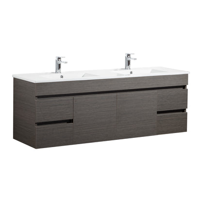 Modern Wall-Mounted Bath Vanity 1200/1500/1800mm