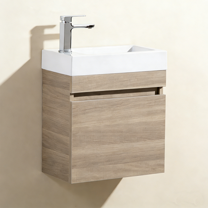 Slim Wall-Mounted Vanity (PVC) 450/600/750mm