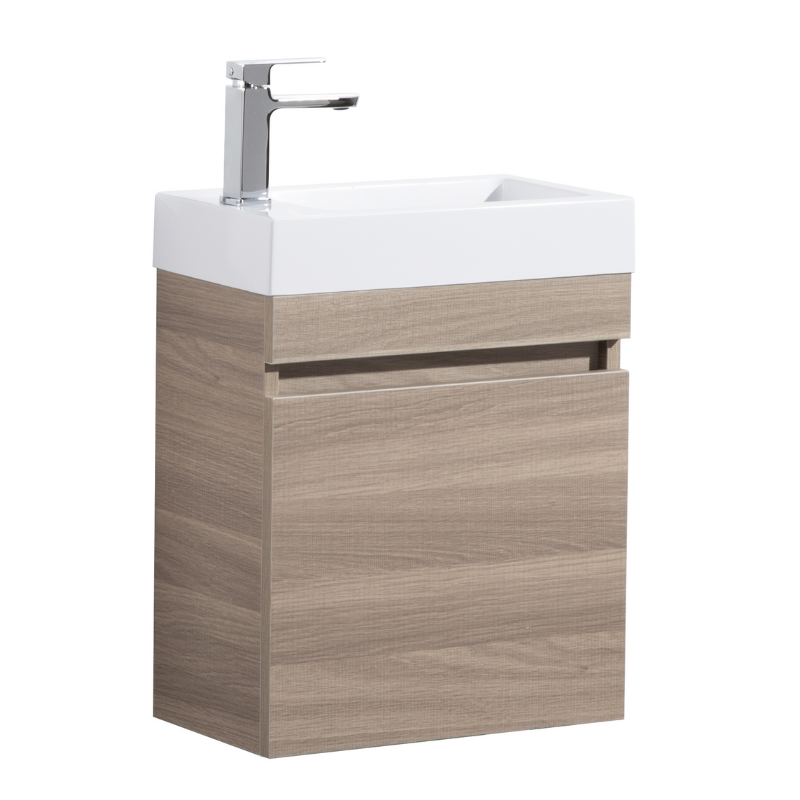 Slim Wall-Mounted Vanity (PVC) 450/600/750mm