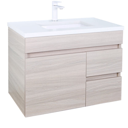 Wren Modern Wall-Mounted Bath Vanity 600/750/900mm