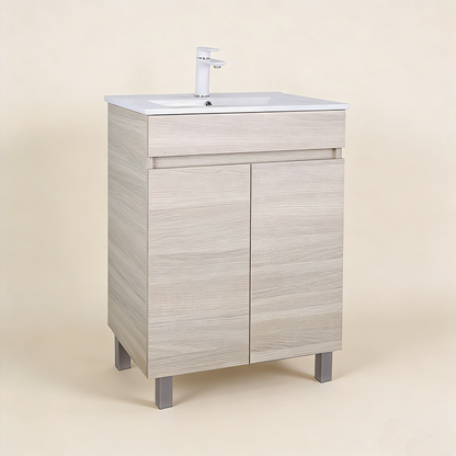 Slim Wall-Mounted Vanity (PVC)  450/600/750/900mm