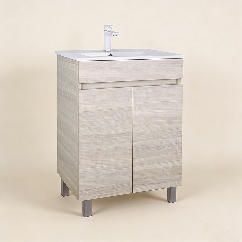 Slim Wall-Mounted Vanity (PVC)  450/600/750/900mm