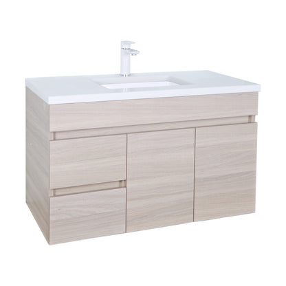 Wren Modern Wall-Mounted Bath Vanity 600/750/900mm