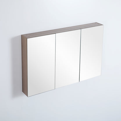 Avie Oak PVC Shaving Cabinet 600-1480mm EVSC60/75/90/120/150-OAK