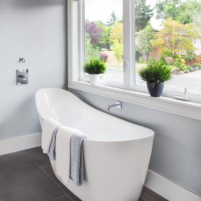 1500*750*690mm Matte White Freestanding Bathtub