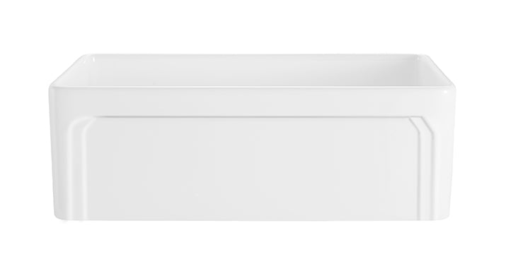 758*453*254mm Kensington Fireclay Farmhouse Sink FCS758GW/MB